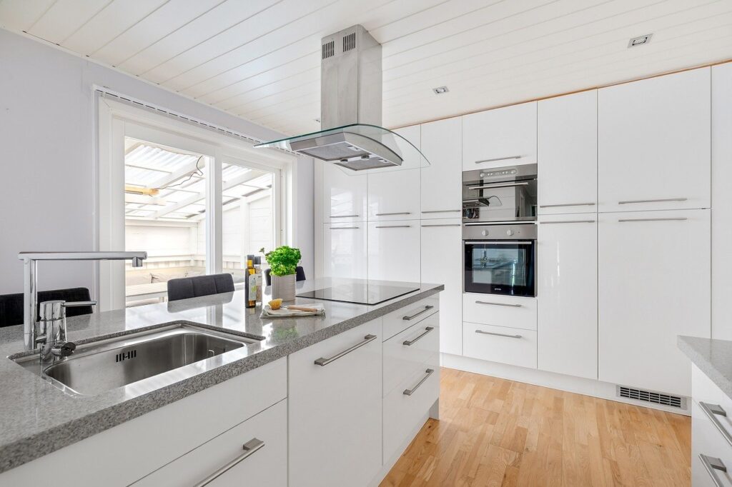 kitchen, apartment, interior design